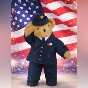Treasured Toggery Teddy Bear "Saluting Sam" Clothing Set- Brand New